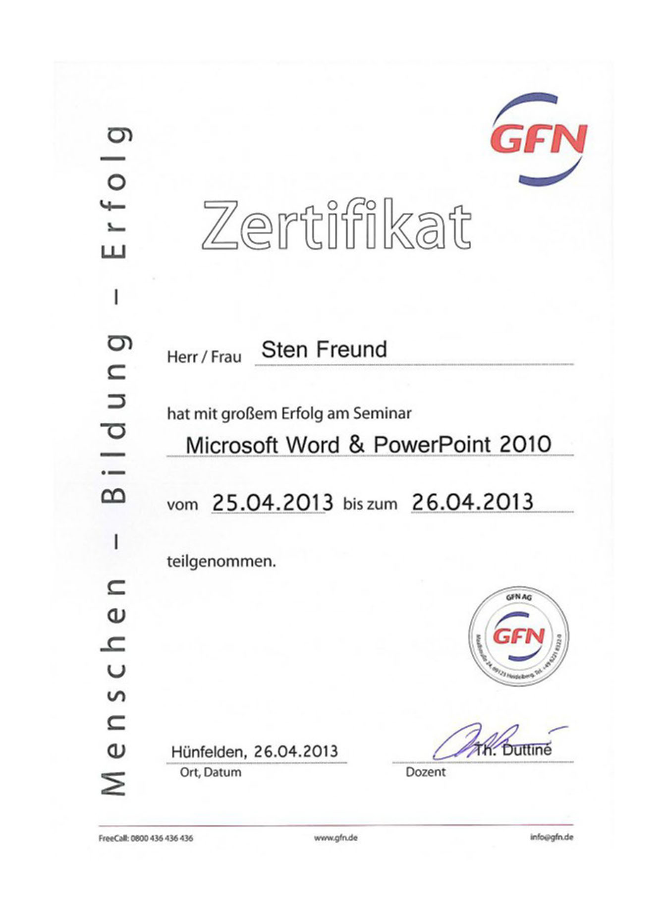 BG_Sten Freund - Microsoft Word und Powerpoint 2010