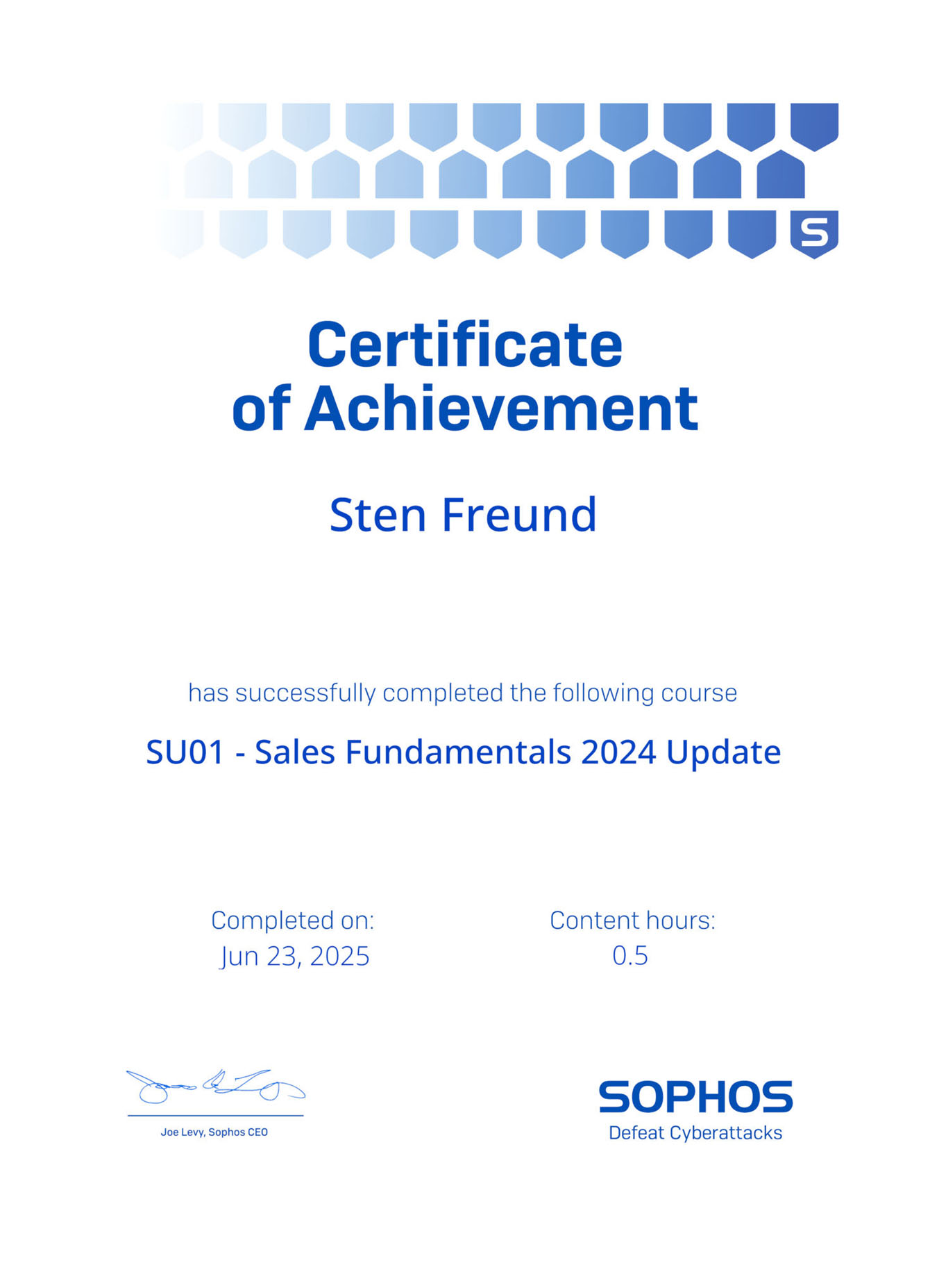 BG_Sten Freund - SU01 - Sales Fundamentals 2024 Update